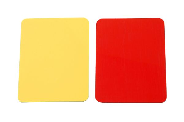 Kwikgoal Referee Red and Yellow Cards