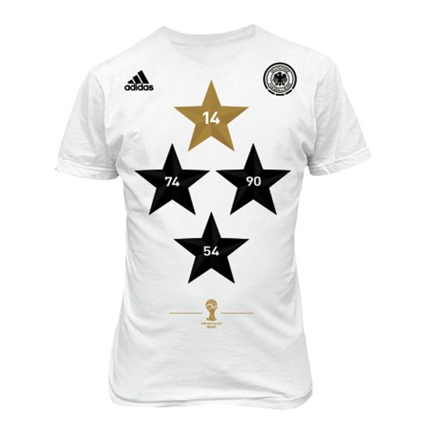 adidas Official Germany Champions Tee World Cup 2014