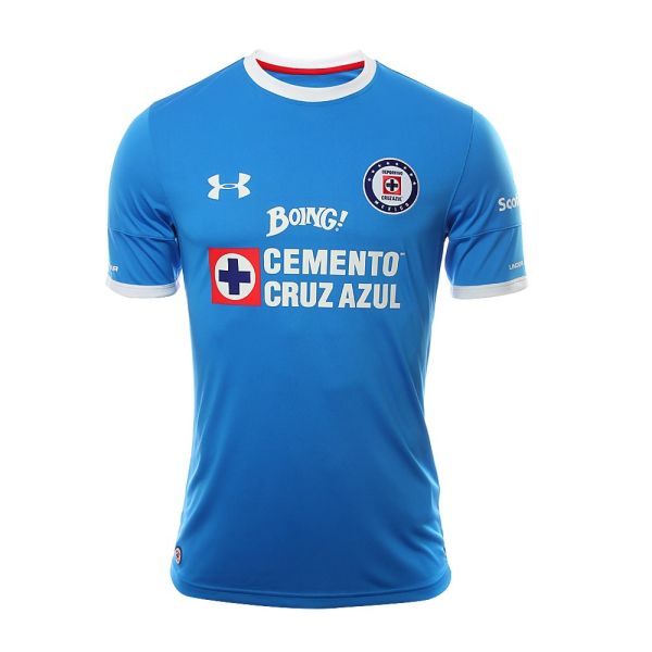 Under Armour Cruz Azul Men's Home Soccer Jersey 2016