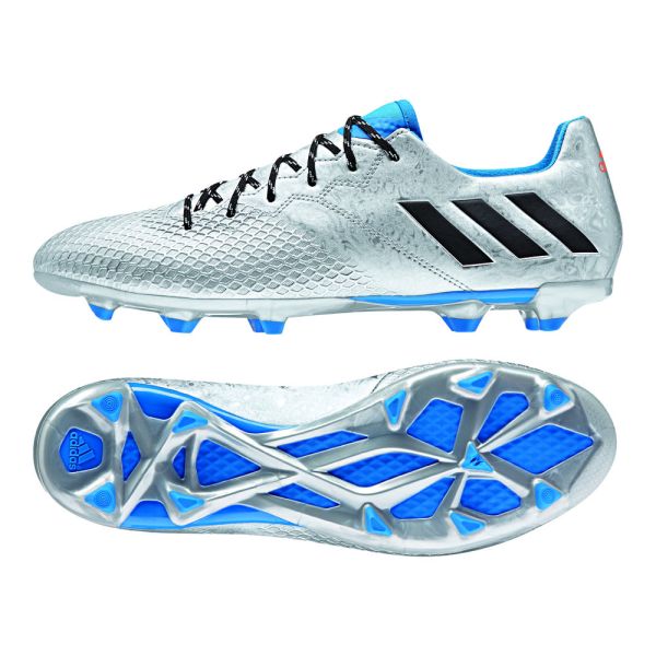 two visitor easily adidas Messi 16.3 FG Silver/Black