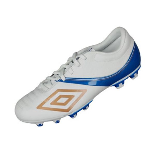 Umbro Stealth II Prem C9W White/Bronze Firm Ground Soccer Shoes