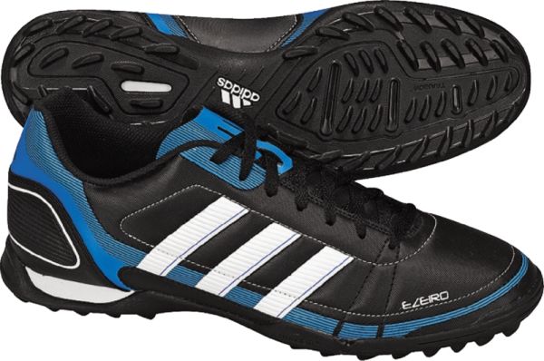 adidas Ezeiro ll TRX TF Jr Black/White/Royal Youth Turf Soccer Shoes