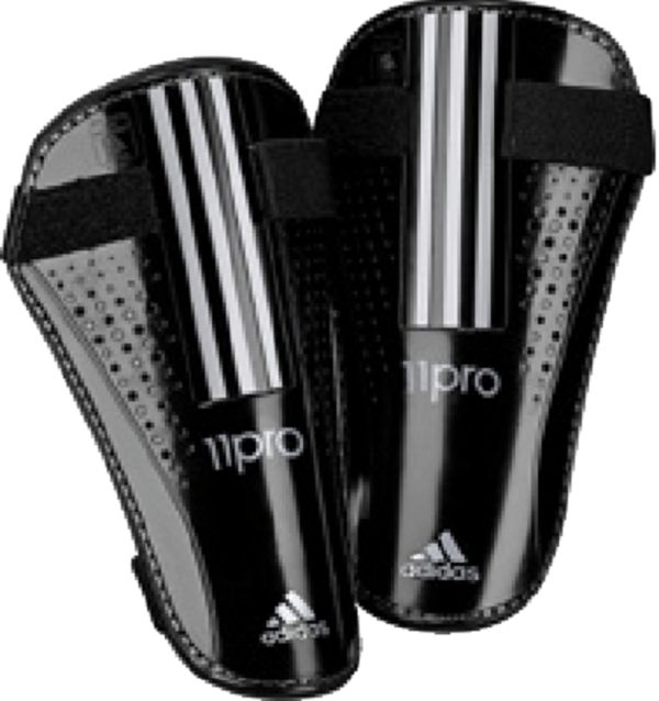 adidas 11Pro Nova Lite Black-Silver Shinguard