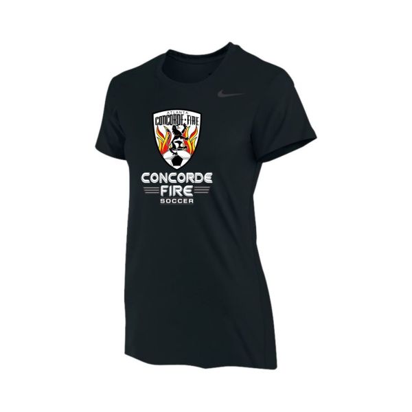 CF Girl/Womens Training Legend T-shirt Black/White 