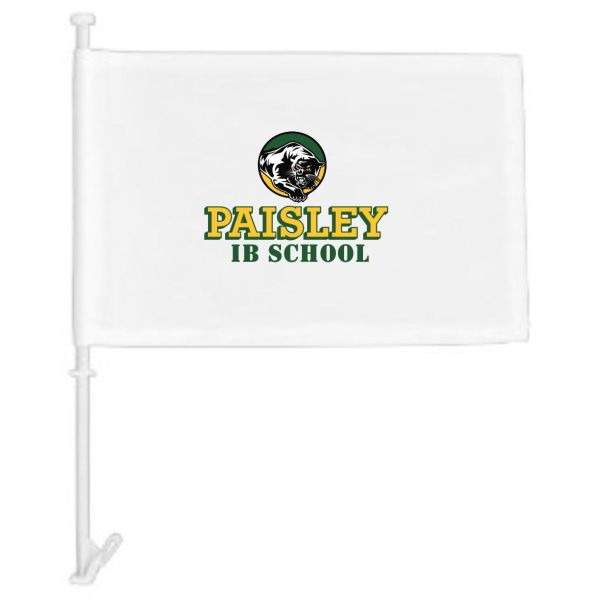 Paisley IB Car Flag