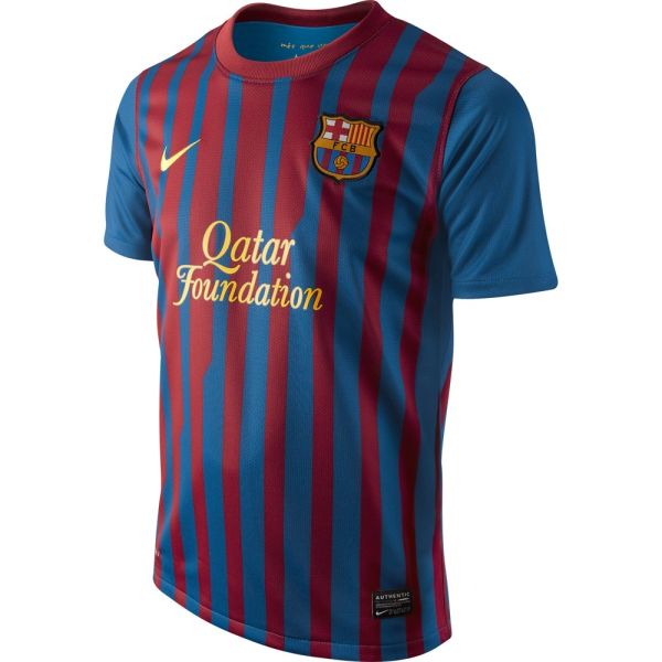 Nike Barcelona Home Boys Jersey 2011-12
