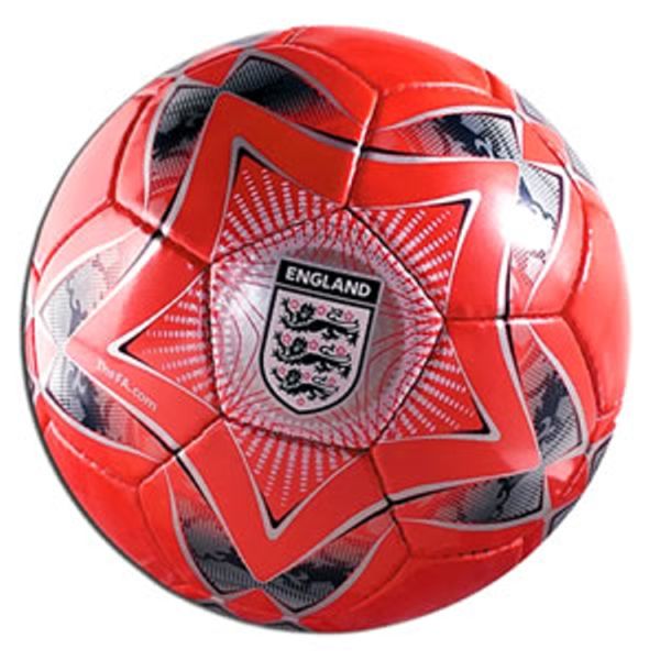 Umbro England 08 Chrome Ball Red