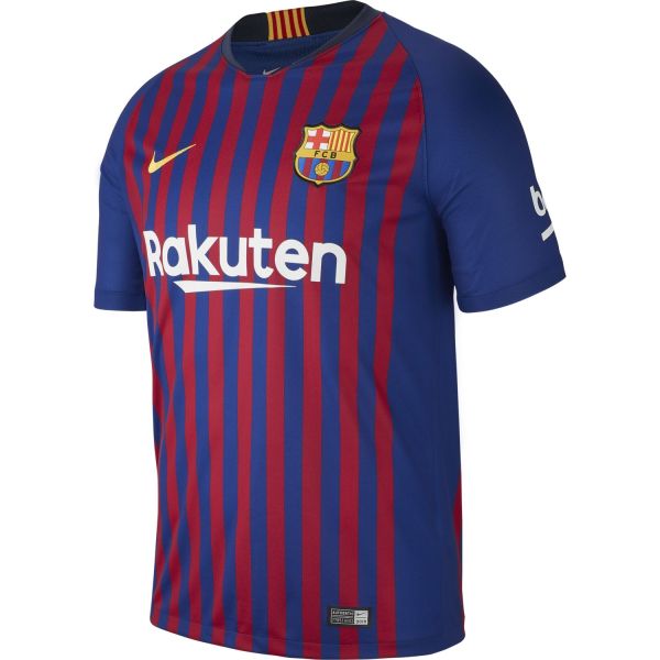 Nike Men's Breathe FC Barcelona Home Stadium Short-Sleeve Jersey