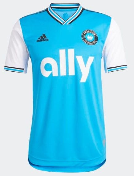 adidas Men's Charlotte FC 22/23 Home Authentic Jersey 