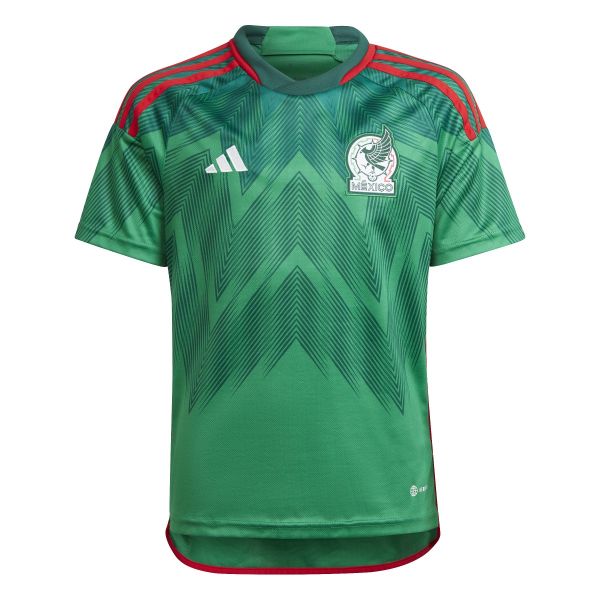 adidas Kids Mexico 22 Home Jersey 